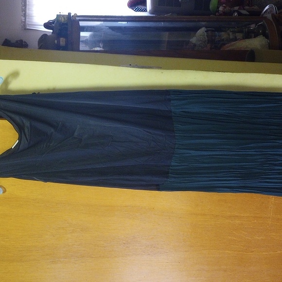 Sharade of California Hunter Green 2-Piece Plus Size Maxi Dress, Size 22W - Picture 6 of 10